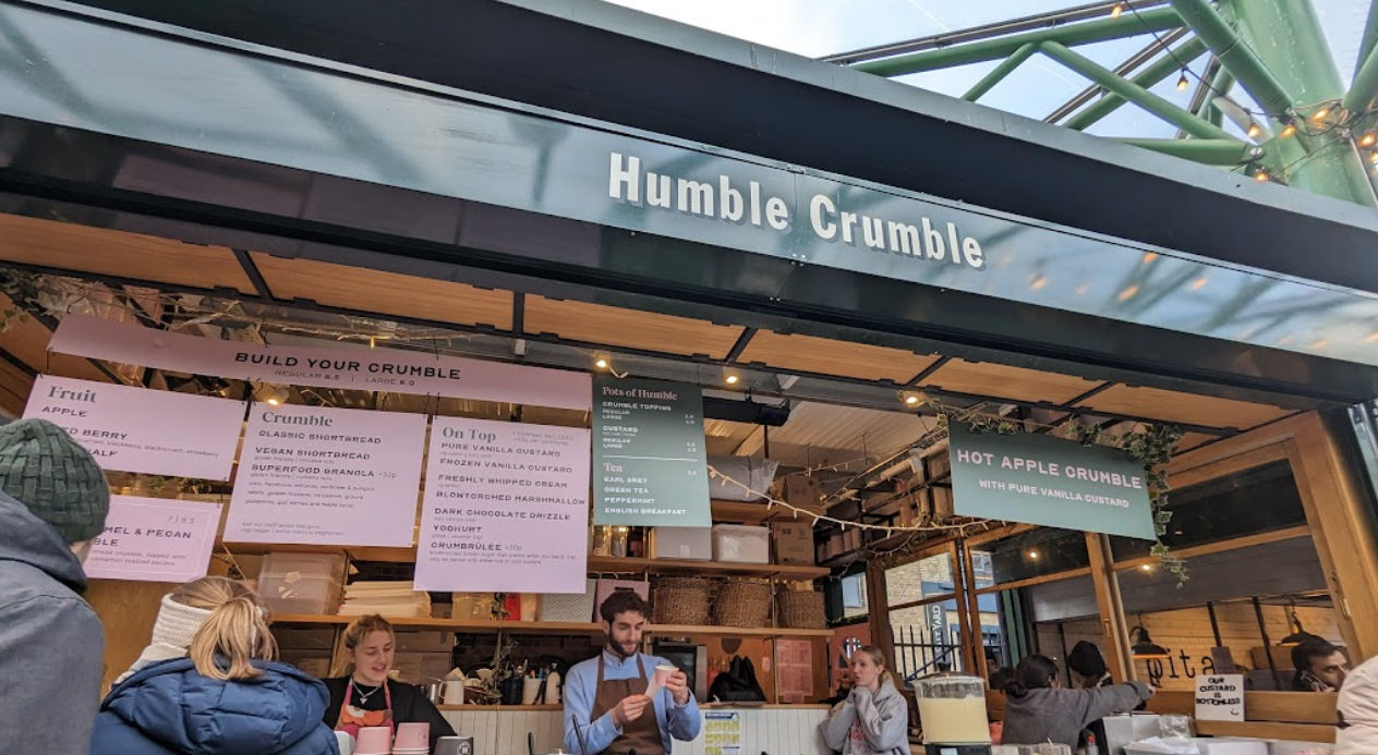 Humble crumble dining experience